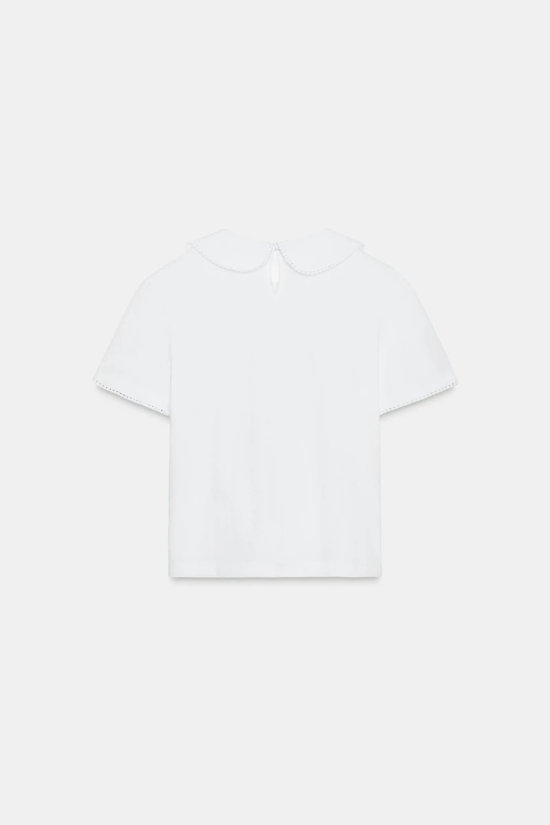 PETER PAN COLLAR T-SHIRT