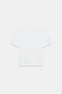 PETER PAN COLLAR T-SHIRT
