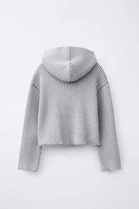 ZIP-UP KNIT CARDIGAN