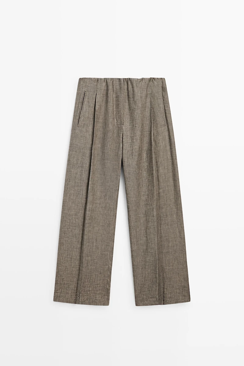 Flecked detail pants - STUDIO