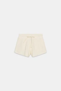 SHORT WAFFLE EN COTON