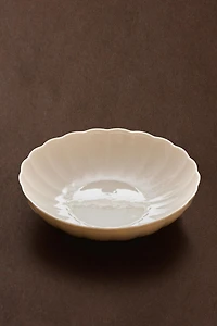 SCALLOPED PORCELAIN SALAD BOWL