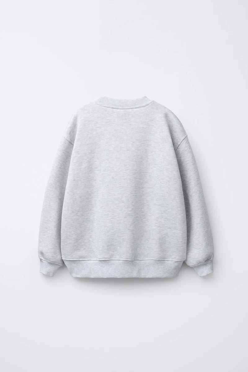 BEAR PRINT SWEATSHIRT