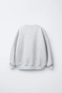 BEAR PRINT SWEATSHIRT