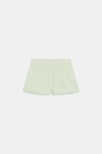STRIPED POPLIN SHORTS
