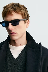 AARON LEVINE X ZARA OVAL SUNGLASSES