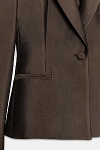 BLAZER AJUSTÉE SATINÉE