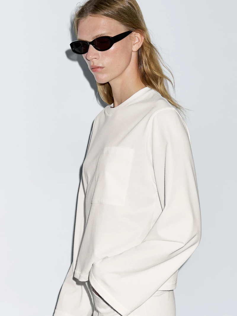 T-shirt oversize avec poches