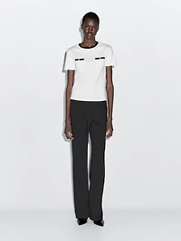 Short sleeve T-shirt with pocket details