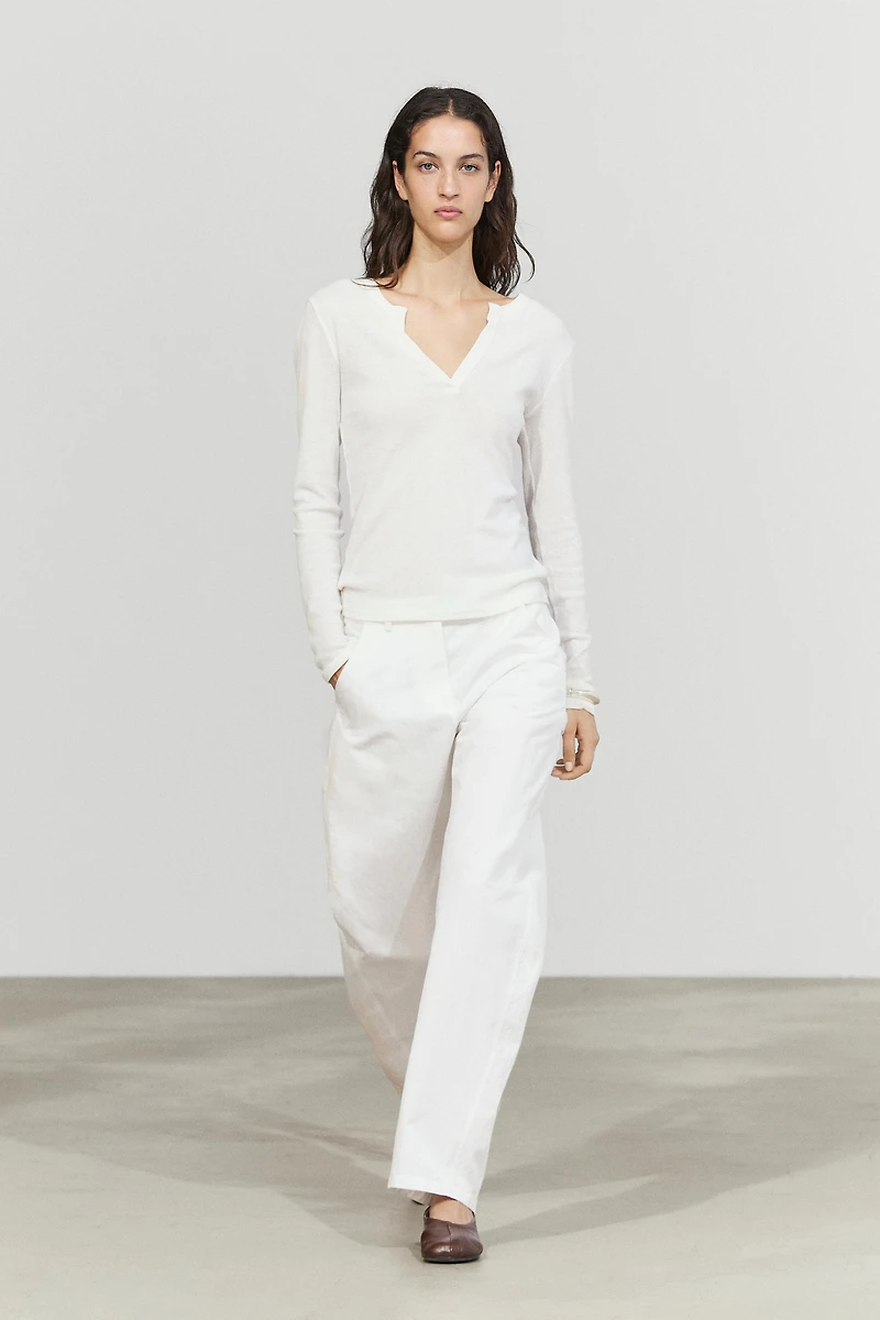 Pantalon cargo en coton