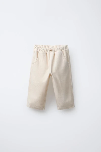 TWILL BUTTON PANTS