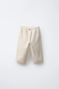 TWILL BUTTON PANTS