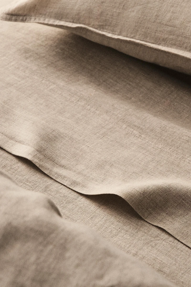 WASHED LINEN FLAT SHEET (160 GSM)