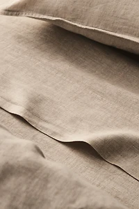 WASHED LINEN FLAT SHEET (160 GSM)