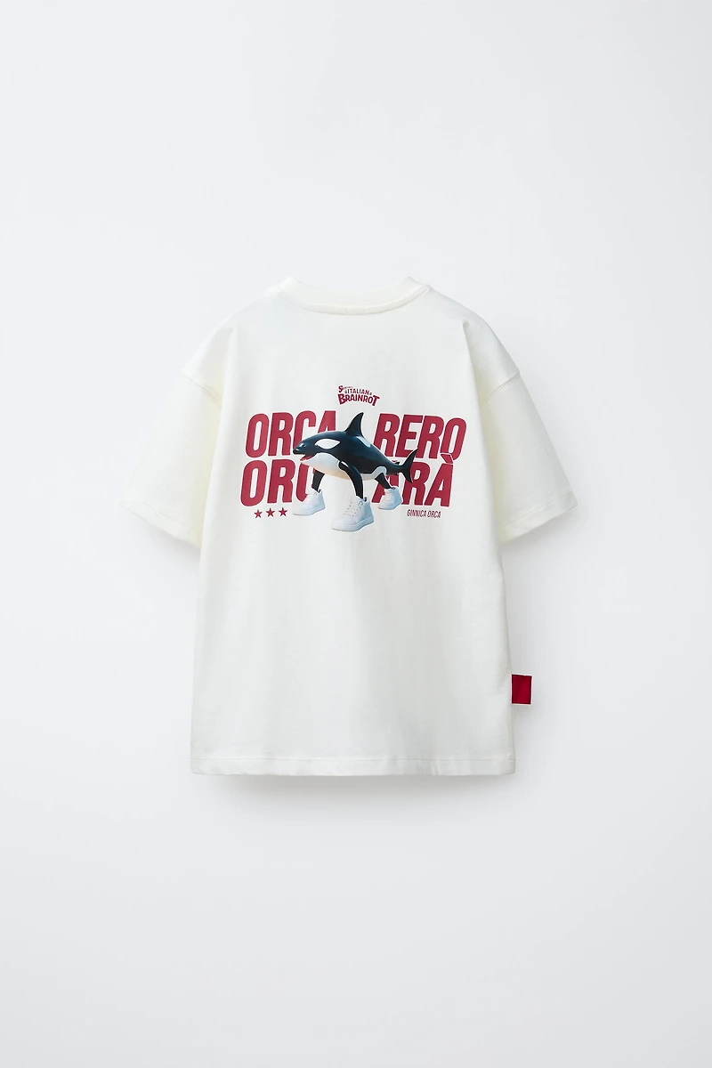 T-SHIRT À IMPRIMÉ ORQUE SKIFIDOL ITALIAN BRAINROT™