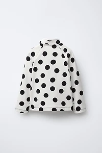 BREATHABLE POLKA DOT T-SHIRT