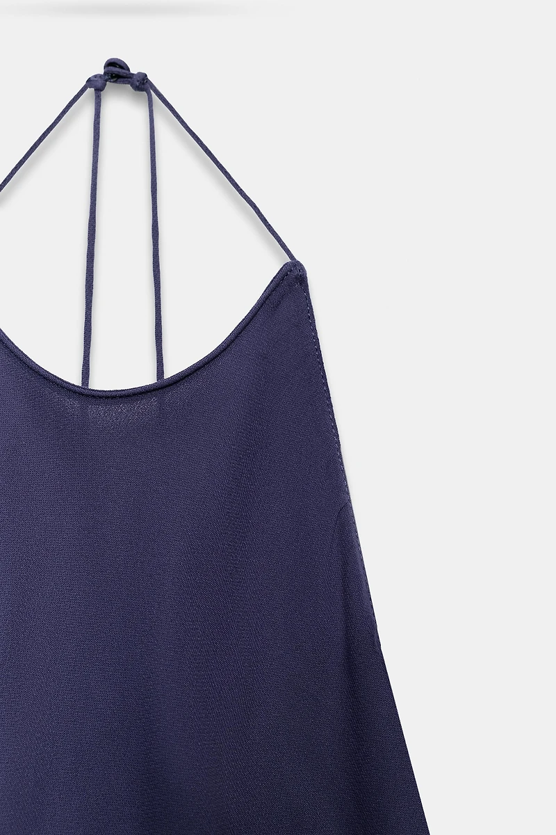 ZW COLLECTION HALTER NECK DRESS