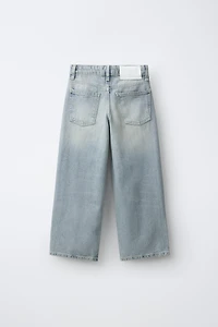 PANTALON WIDE LEG À DÉCHIRURES