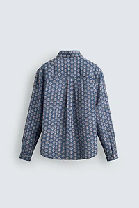 FLUID FLORAL PRINT SHIRT