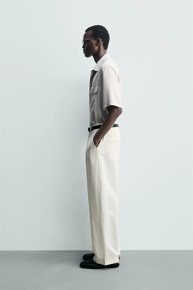 FLUID RELAXED FIT POCKET SHIRT