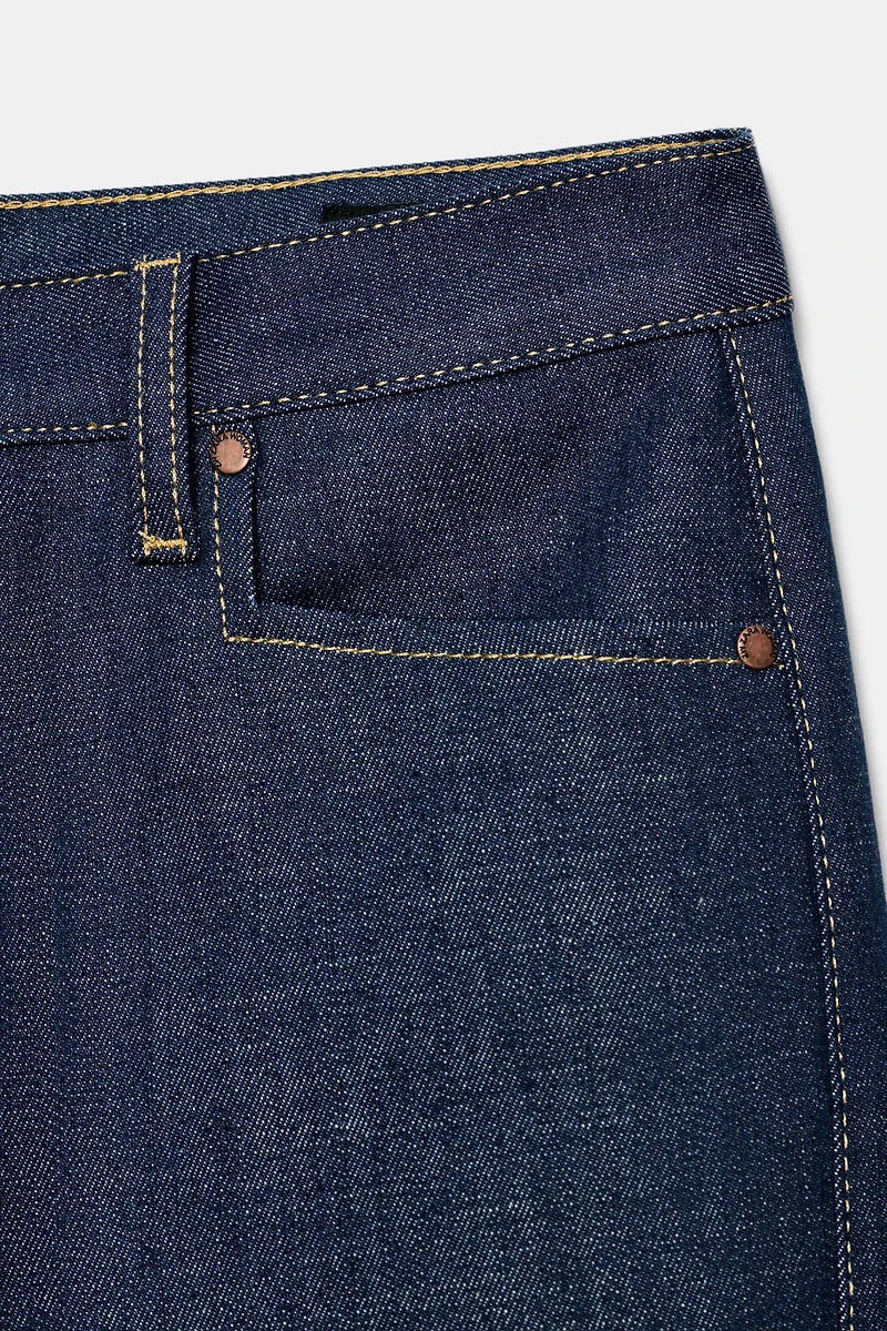 ZW COLLECTION HIGH-WAIST STRAIGHT JEANS