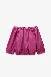LIMITED EDITION SUEDE TOP
