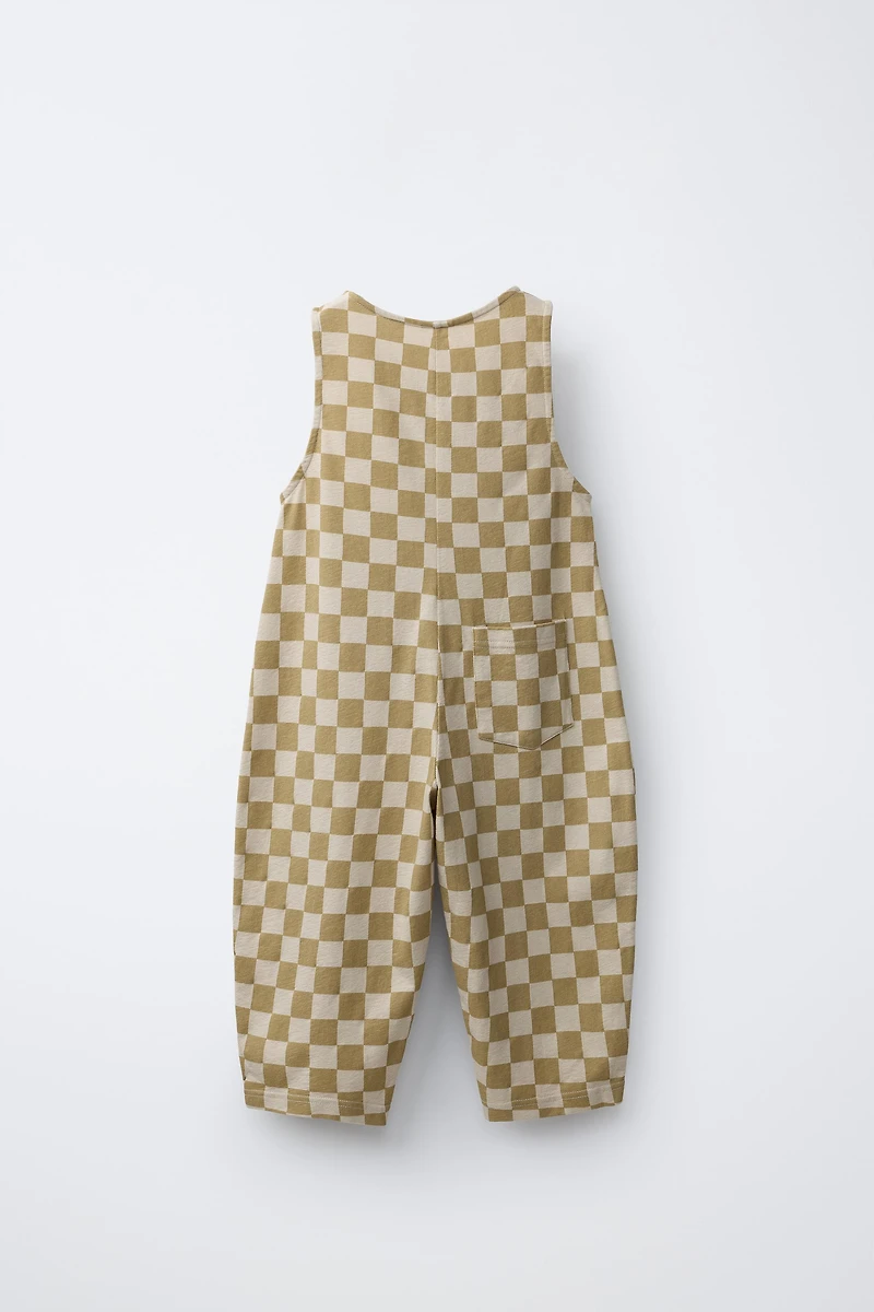 SALOPETTE LONGUE À DAMIER