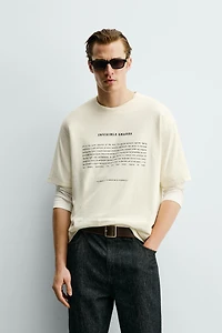 TEXT PRINT T-SHIRT