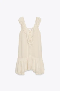 RUFFLED LACE DRESS ZW COLLECTION