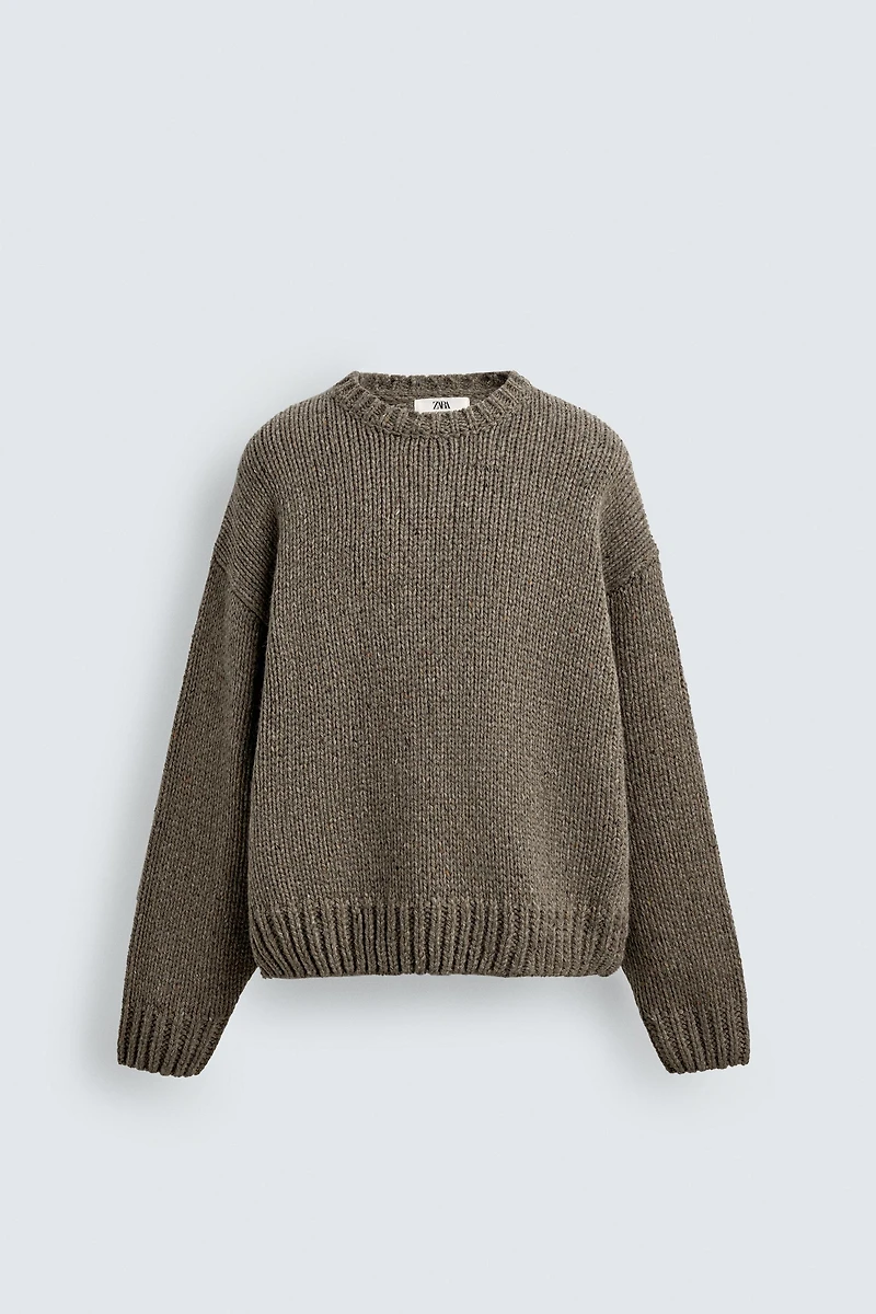 STRUCTURED JUMPER WITH WOOL