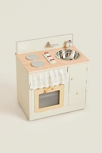 CHILDREN'S WOODEN PLAY KITCHEN