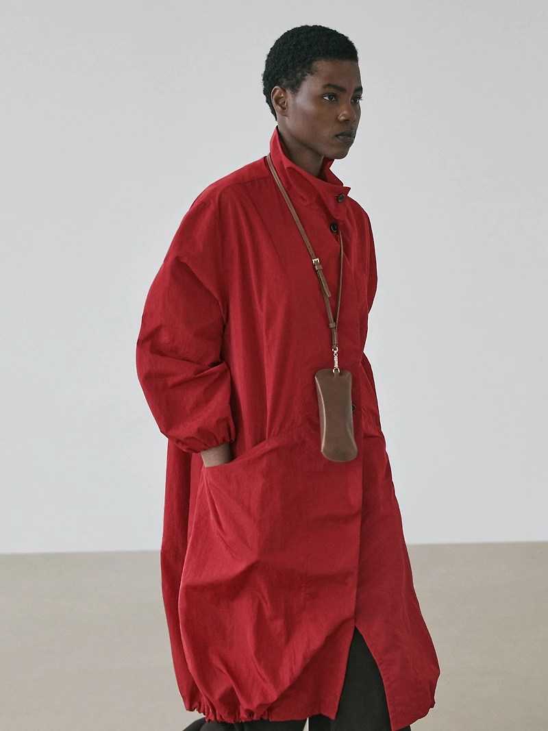 Parka longue oversize