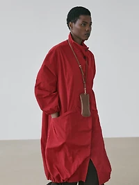 Parka longue oversize