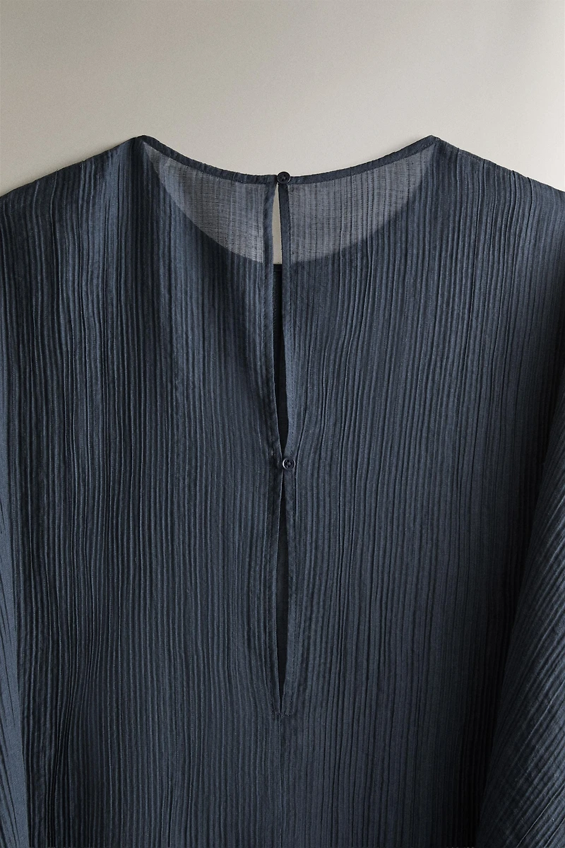 ROBE DE PLAGE TEXTURÉE