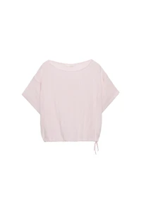 ADJUSTABLE HEM CAPE SHIRT
