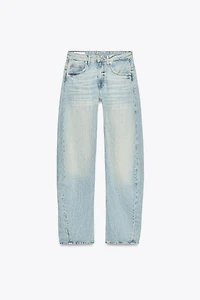 TRF SHIFTED SEAM LOW WAIST JEANS