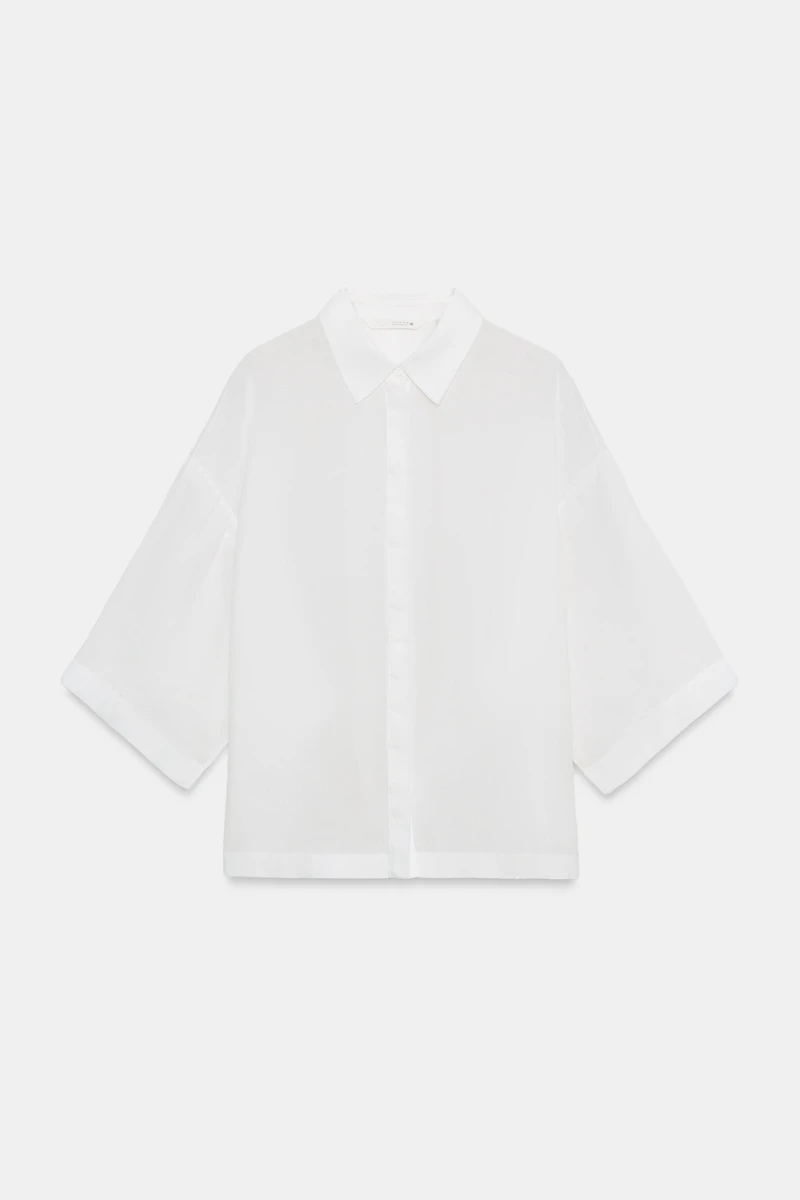 ZW COLLECTION FLOWY OVERSIZED SHIRT