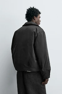 QUILTED CROPPED FIT JACKET