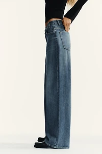 JEAN TRF WIDE LEG TAILLE HAUTE CROISÉE