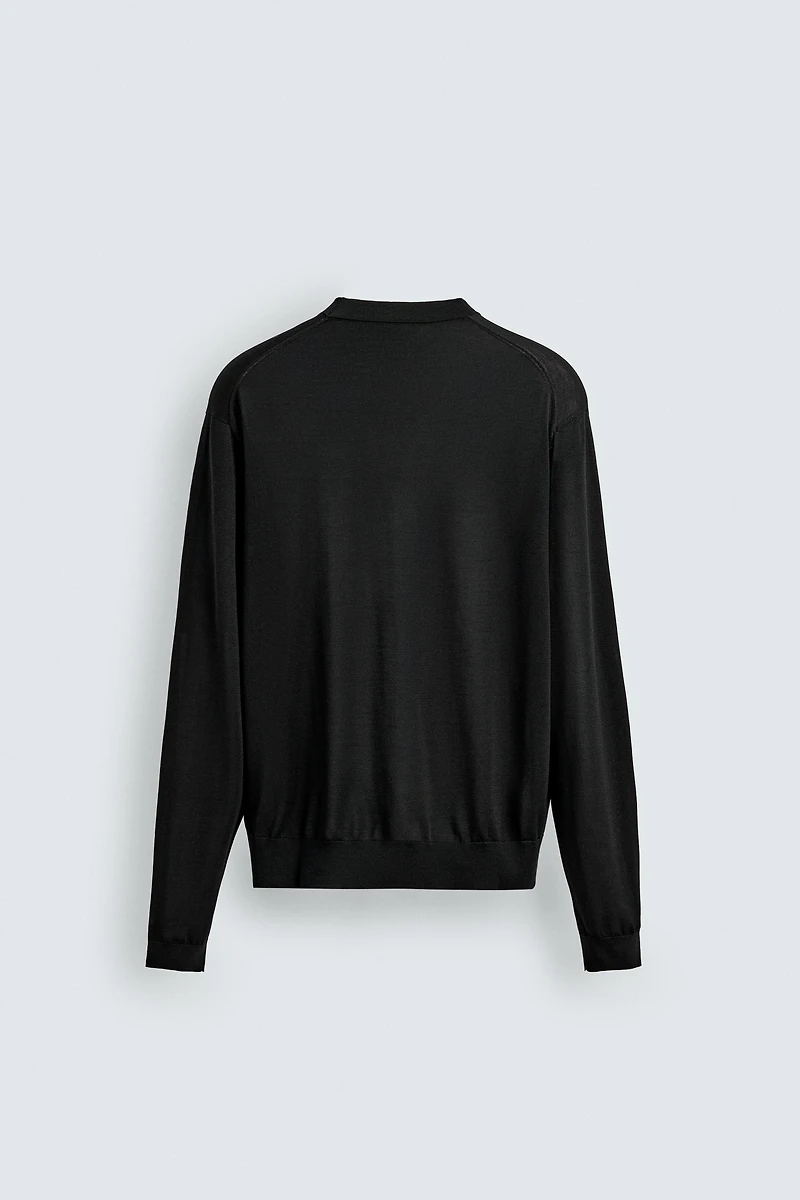 CARDIGAN 100% SOIE AARON LEVINE X ZARA