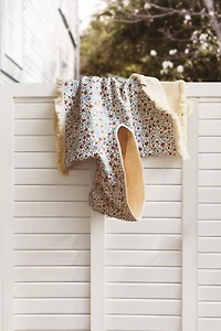 KIDS' FLORAL BEACH PONCHO