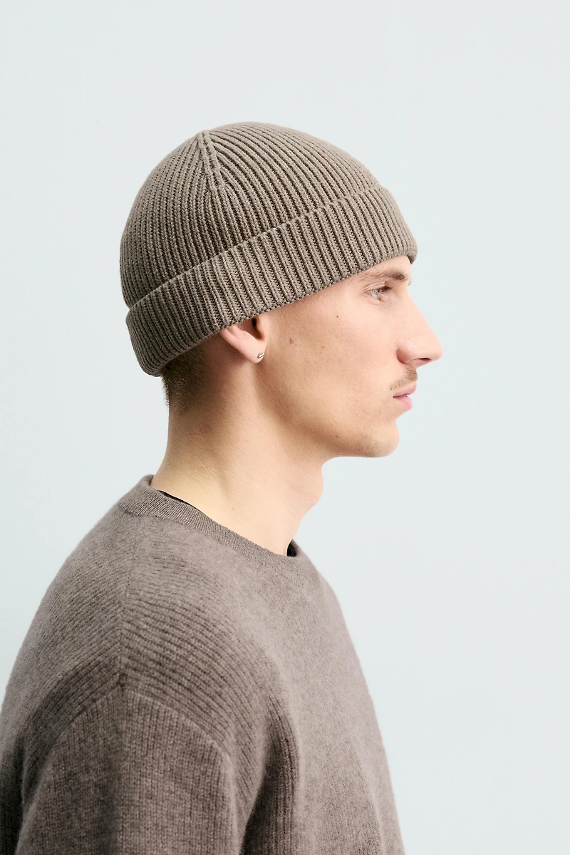 ORIGINS COTTON BLEND BEANIE
