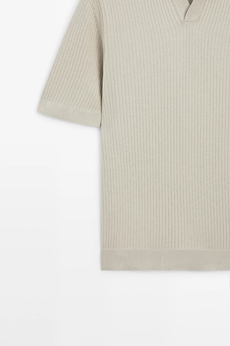 Polo en maille regular fit coton