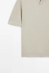 Polo en maille regular fit coton