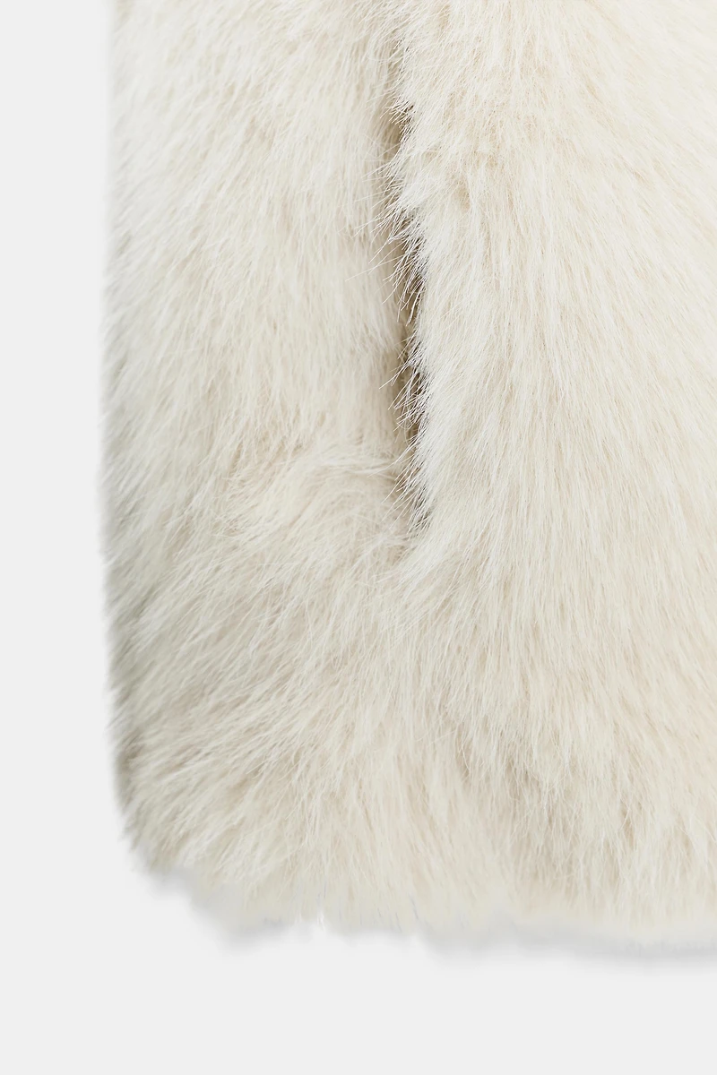 FAUX FUR VEST