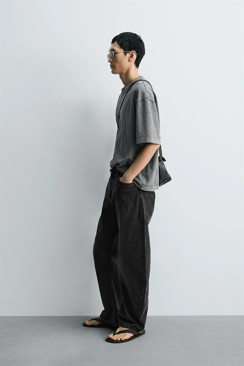 RELAXED BARREL FIT JEANS