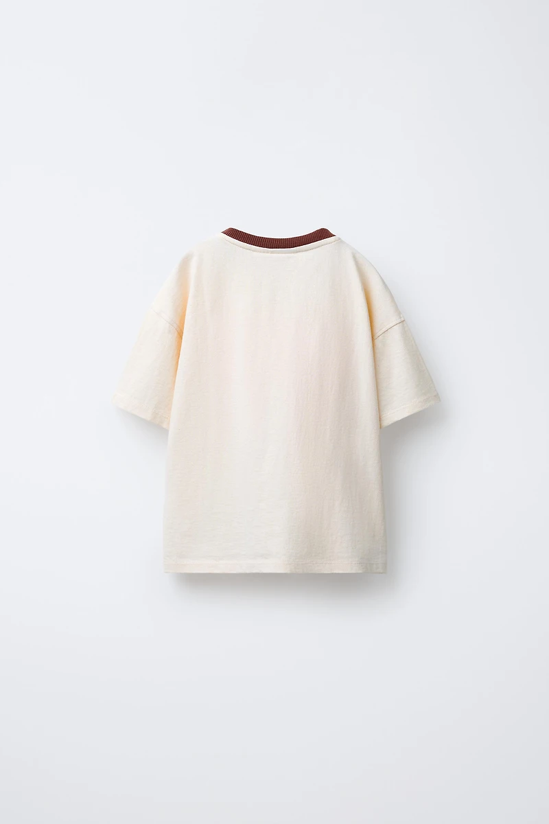 APPLE PRINT T-SHIRT