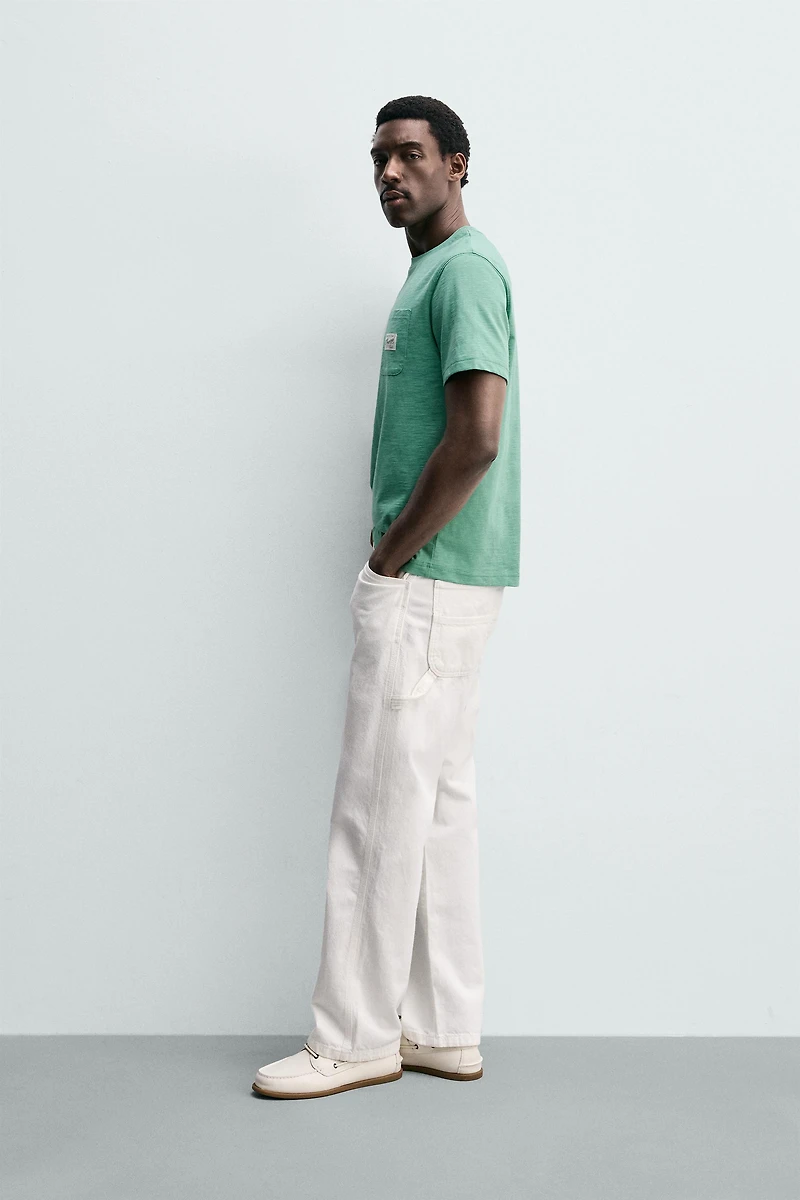 REGULAR FIT PATCH POCKET T-SHIRT
