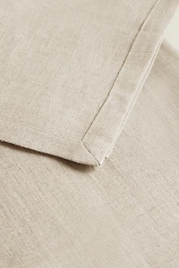 SET OF PLAIN-COLORED LINEN NAPKINS