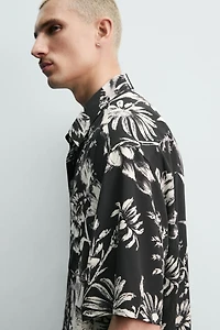 FLORAL PRINT RELAXED FIT SHIRT